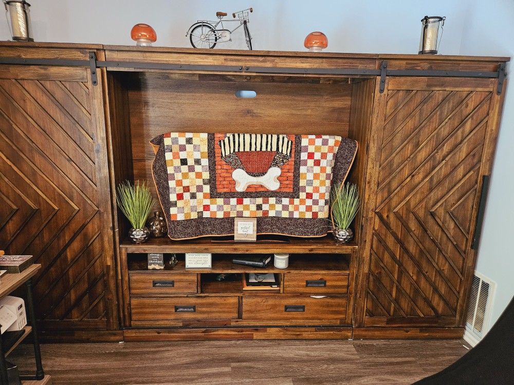 Wall Unit Walnut.