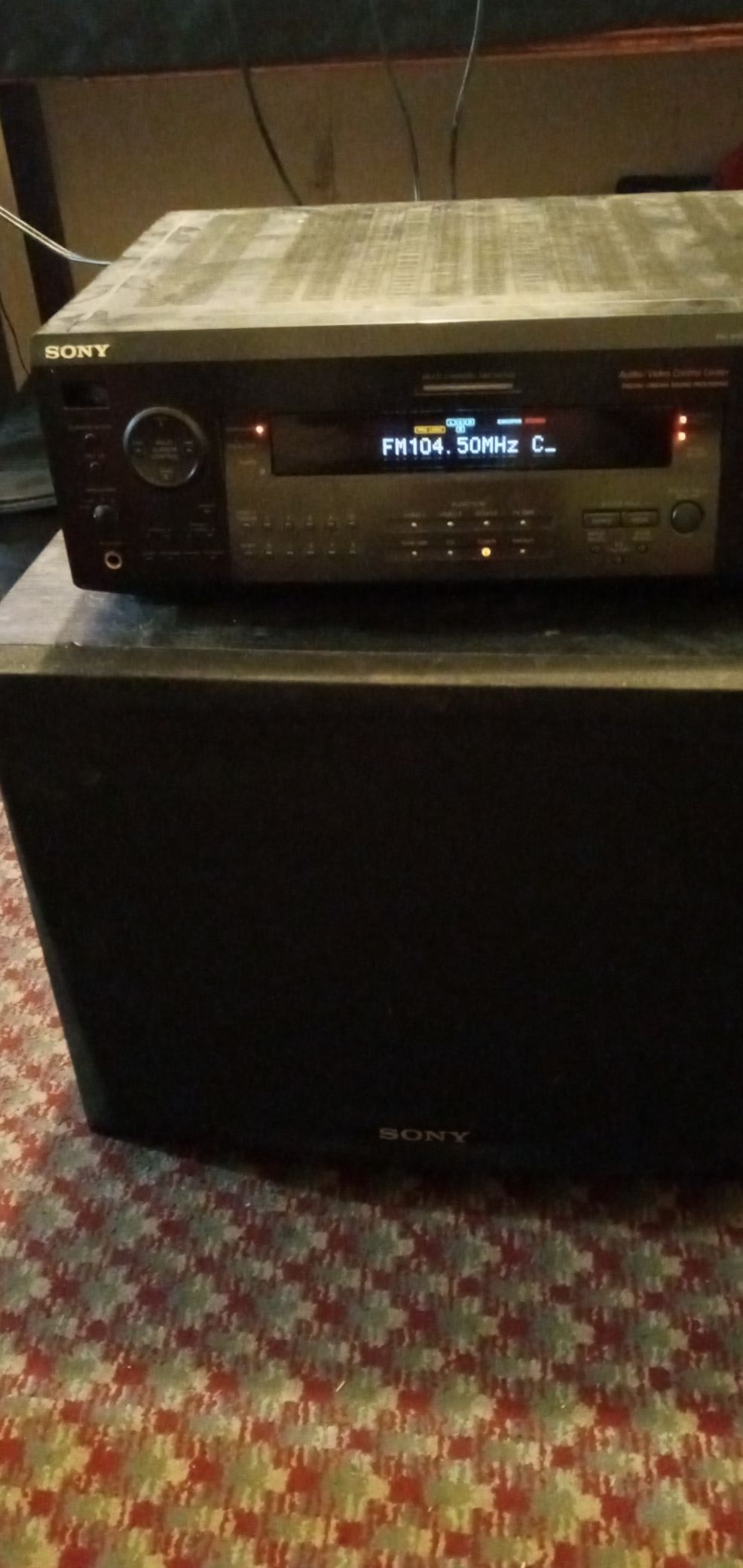 Sony Audio Reciever and sony subwoofer sounds great