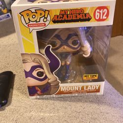 Funko Pop My Hero Academia Mount Lady  Hottopic Exclusive #612