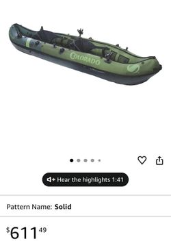 250 obo seyvlor tandem fishing kayak used