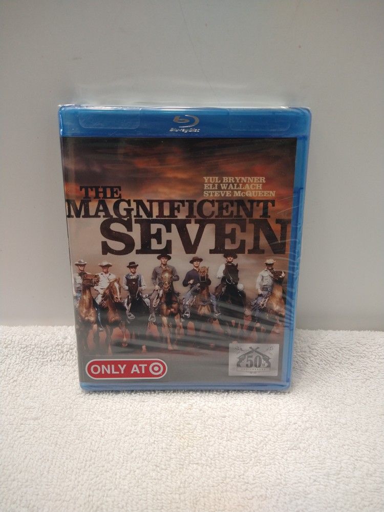 'The Magnificent Seven' 50th Anniversary Blu-Ray Disc - Widescreen *New*