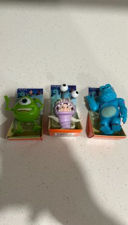 New 3 Monsters Inc characters MIKE, Boo, Sully
