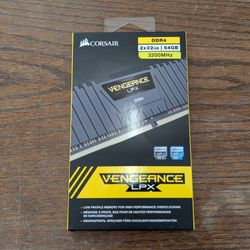 Corsair LPX DDR4 64 GB Desktop RAM Memory Kit New In Box 