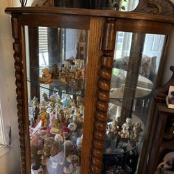 3 Shelf Curio Cabinet