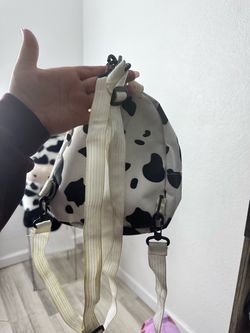 Cow Print Mini Backpack
