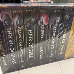 Throne of glass box set original covers