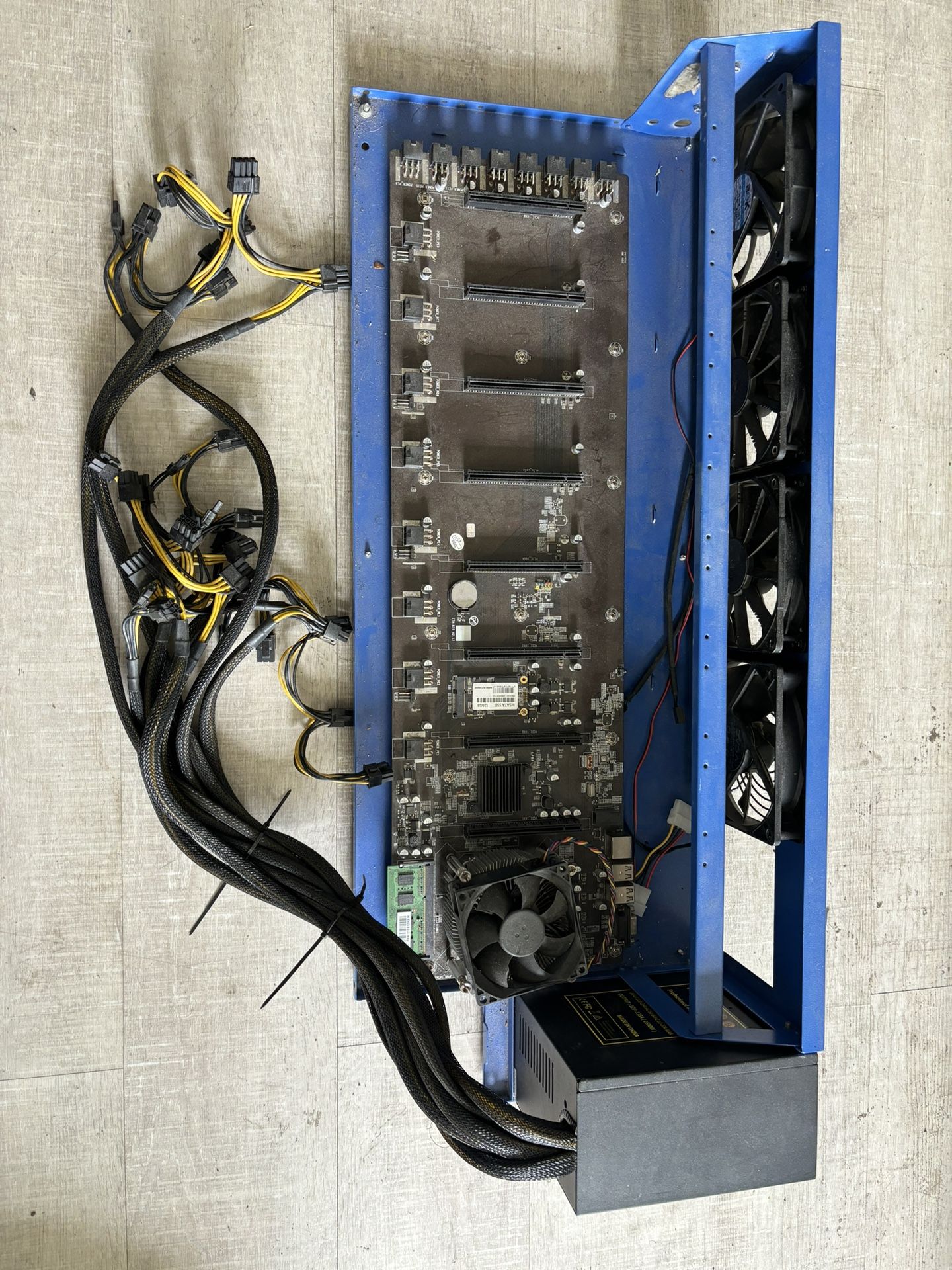 Cryptocurrency 8 Gpu Mining Rig Motherboard