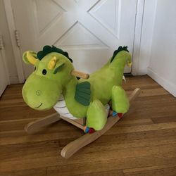 Happy Trails Rocking Plush Dragon