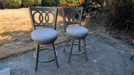 Pair of Swivel Bar Stools