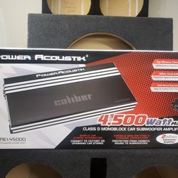BASS AMPLIFIER ,CLASS D MONOBLOCK 4500