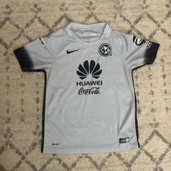 Nike Soccer Jersey White Dri Fit America Banamex Huawei Coca Cola 