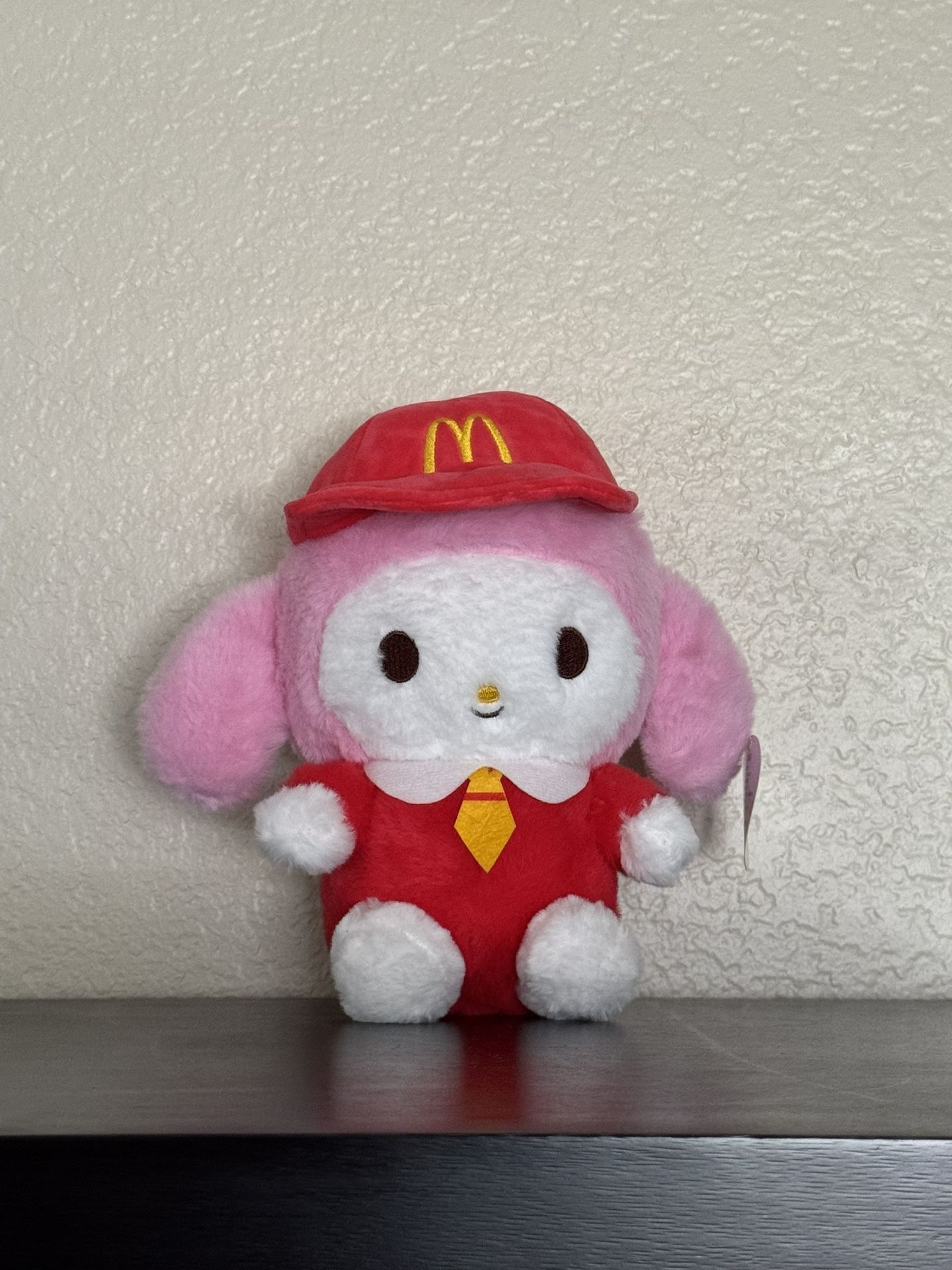 Melody as McDonalds worker plushie