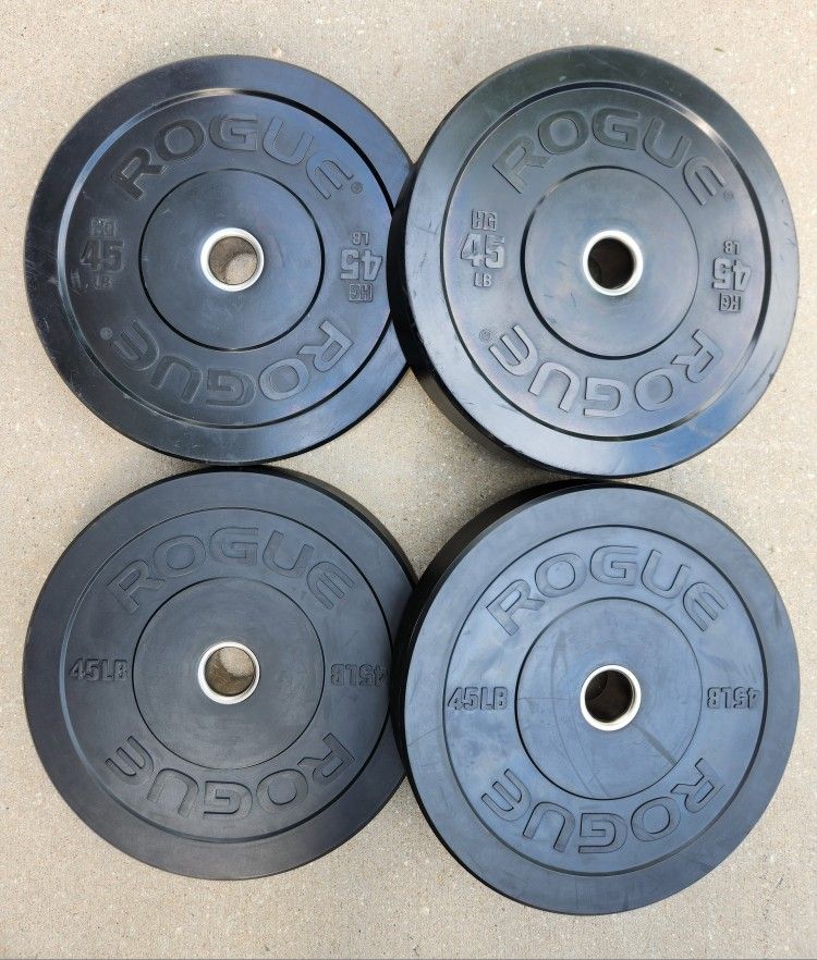 Rogue HG 2.0 and Mil Spec Echo Bumper Plates