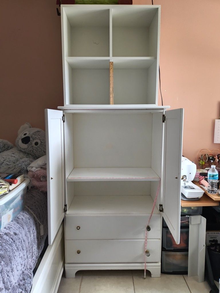 Storage 2 Door/2 Drawer Kids & 4-Cube Storage (Together/ Juntas)