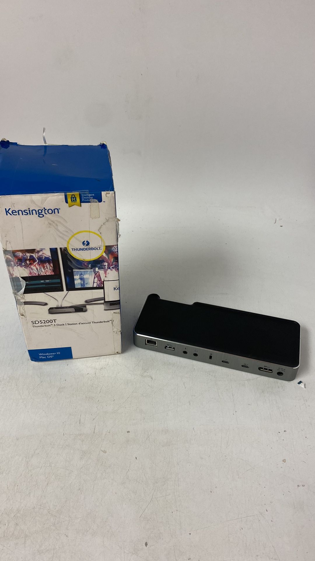 Kensington SD5200T Thunderbolt 3 Docking Station only, missing cords/ports etc