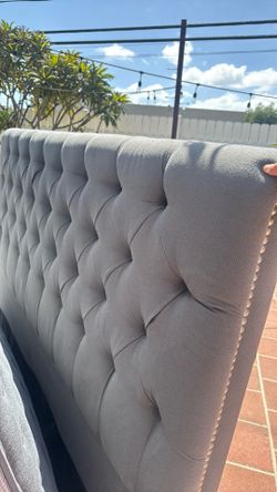 NEED GONE TODAY King bed frame with base board
