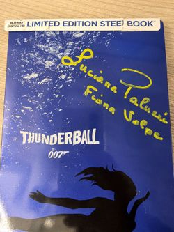 Steelbook * signed * thunderball bluray