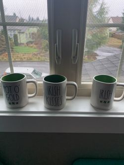 Rae Dunn St Paddy’s Day Mugs