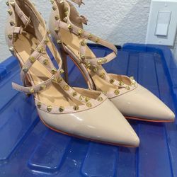 Pumps, Heels, Shoes, High Heels, Tacones (Size 8.5) 