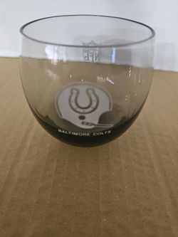Vintage Baltimore Colts NFL Glass Tumbler