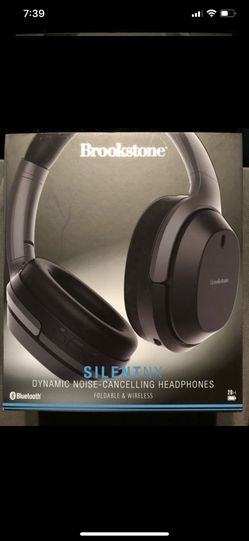 Brookstone SilentNX Noise-Cancelling Bluetooth Headphones
