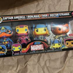 Marvel 4 Pack Funko Color Wave