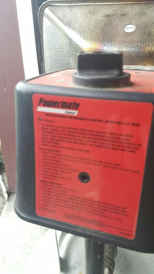 Coleman Powermate 17,000 BTU Propane Radiant Heater 5017701T for Sale