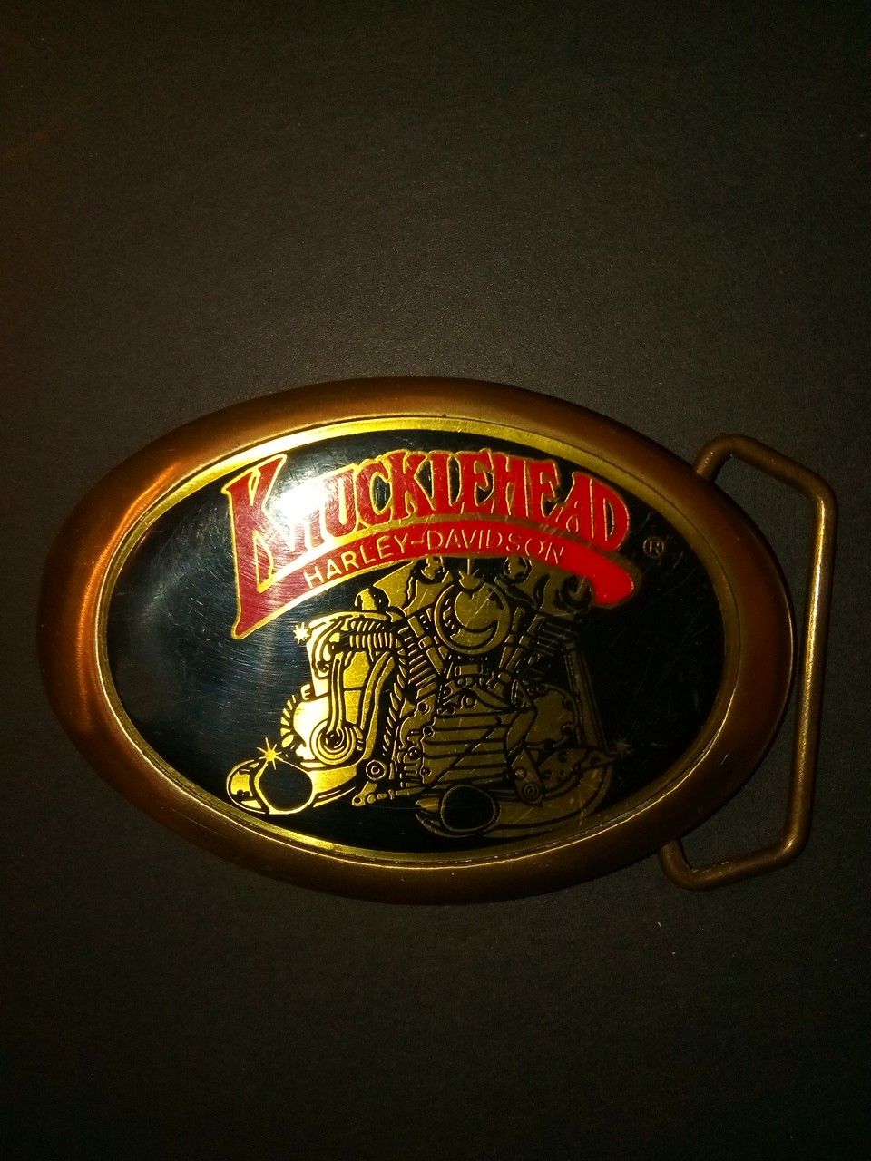 Harley Davidson Knucklehead Belt Buckle