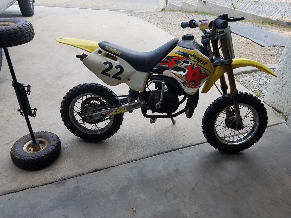 2001 Italjet Fast Boy 50cc 2 stroke kids dirt bike same as KTM