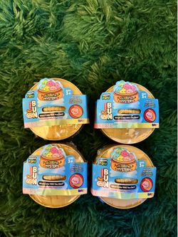 4 Crazy Fun Holographic Mystery Squishy Bun Set SEALED | TikTok Viral Squishy