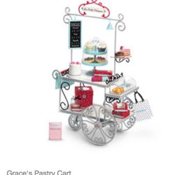 American Girl doll Grace's Pastry Cart brand new in box