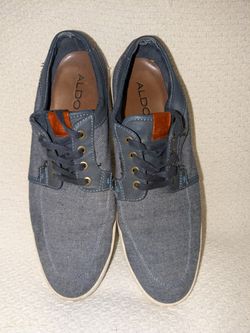 ALDO MEN'S Canvas Denim Shoes Sz 13