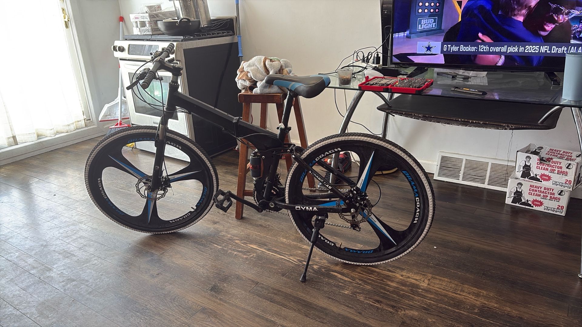 Folding Mountain Bike 18 Speed