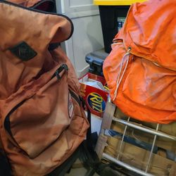 2 Hiking Backpacking Packs Bags