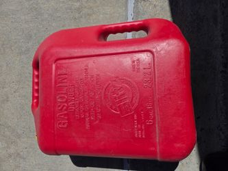 2 Gas Cans  ,1-5 gal. ,1-6.8 gal.