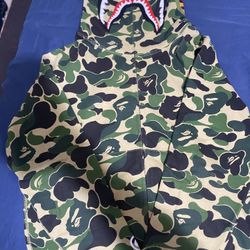 Bape full zip hoodie