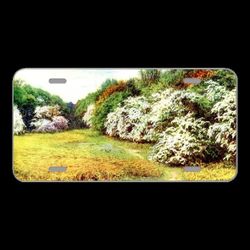 License Plate Novelty Car Front Vintage Victorian Old Fashioned
