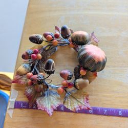 Autumnal Candle Wreath
