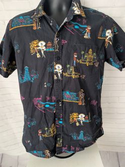Disney Pixar Coco button down shirt size M