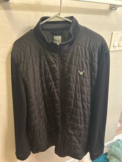 Callaway Black Quilted Hybrid Golf Jacket