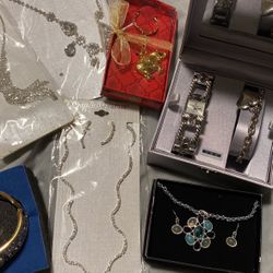 8pc. New Costume Jewelry And Watch Lot
