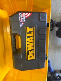 Drill with charger and mill end bit