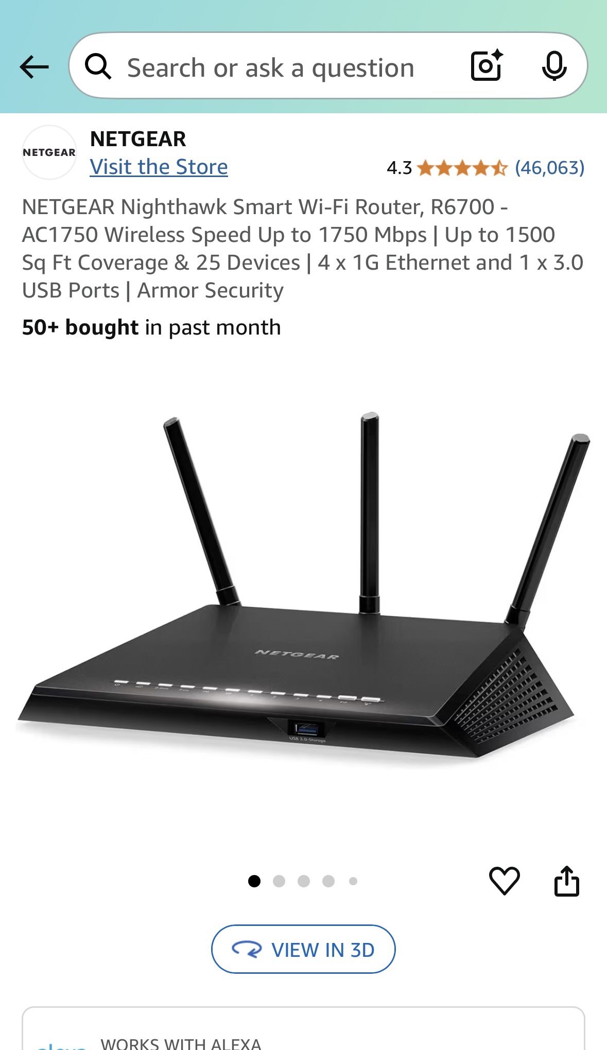 Netgear Nighthawk AC1750 Router