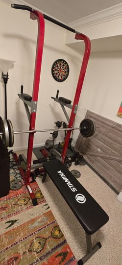 Stamina Full Body Power Tower  - Model 1735 AND Weights