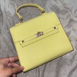 Lemon Yellow Cross Body Bag 