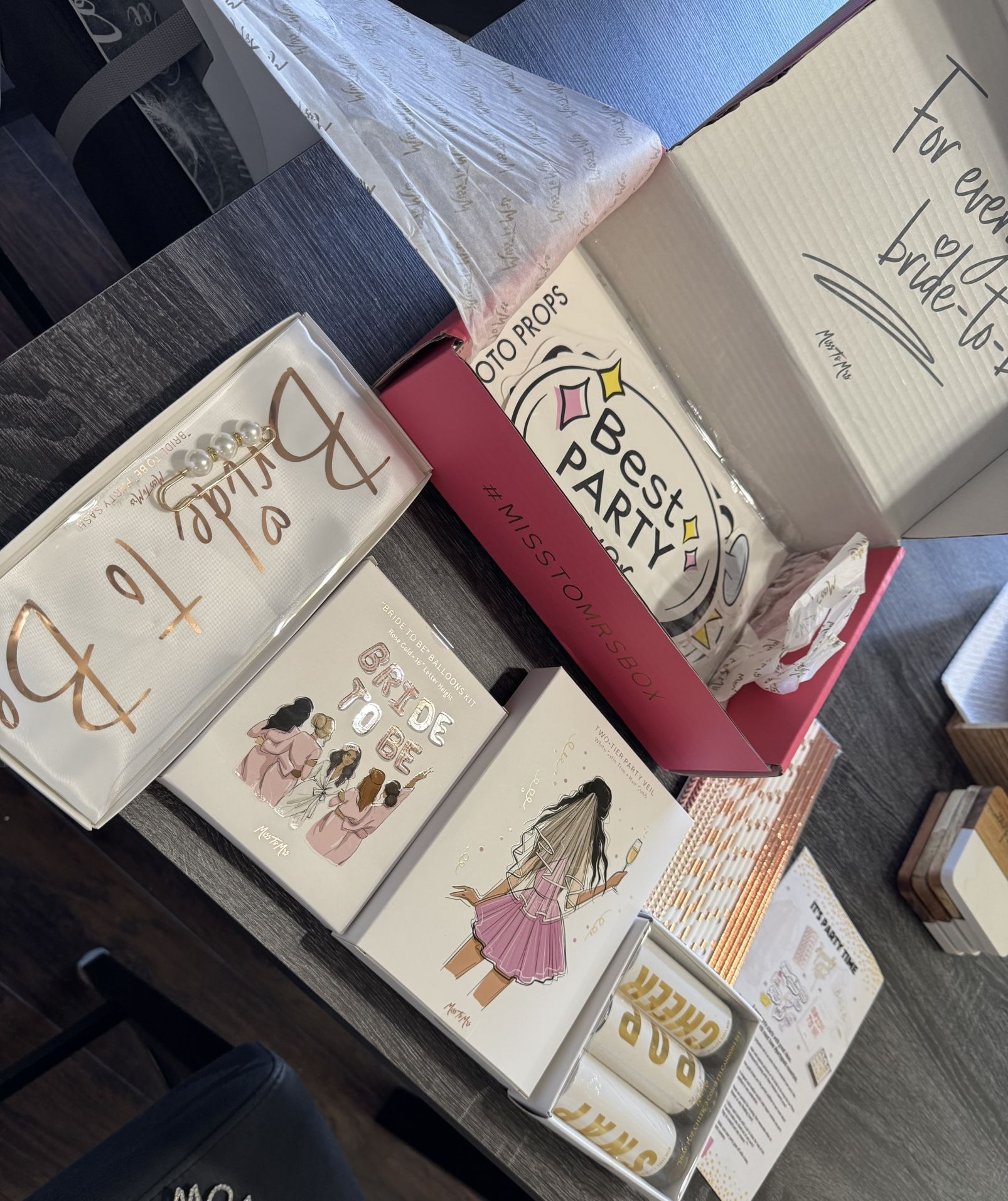 Miss to Mrs Bridal Shower Party Box