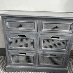 Blue grey Wood Dresser 