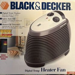Small Space Heater and Fan - Black & Decker BDHF200