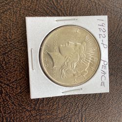 1922-P  Peace Dollar