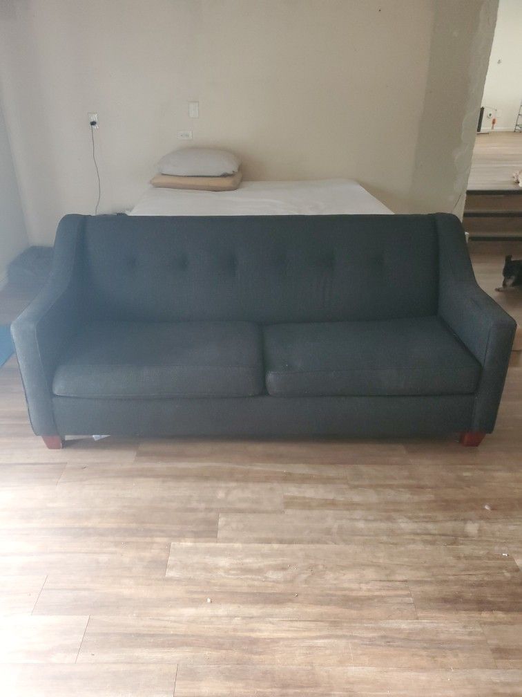 Black Fabric Couch